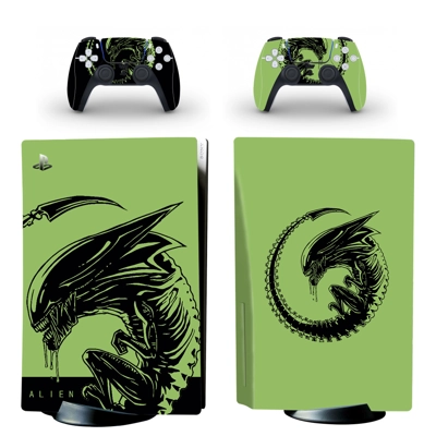 Alien Covenant decal skin for PS5 Disc Edition Console and.. Alien Covenant decal skin for PS5 Disc Edition Console and..