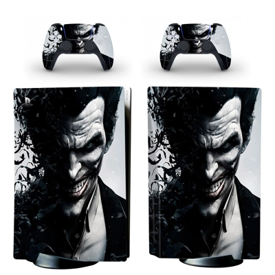 Joker decal skin for PS5 Disc Edition Console and two Cont.. Joker decal skin for PS5 Disc Edition Console and two Cont..