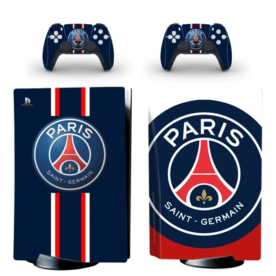 Paris Saint Germain FC decal skin for PS5 Disc Edition Con.. Paris Saint Germain FC decal skin for PS5 Disc Edition Con..