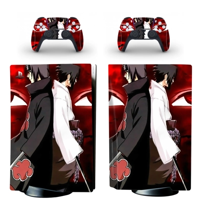 Naruto decal skin for PS5 Disc Edition Console and two Con.. Naruto decal skin for PS5 Disc Edition Console and two Con..