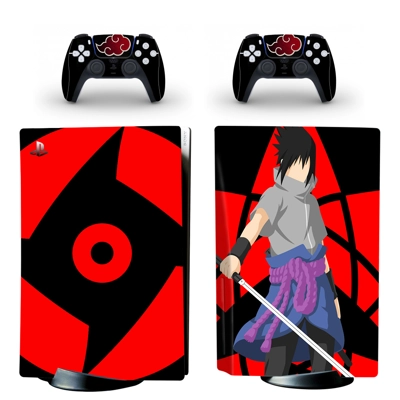 Naruto decal skin for PS5 Disc Edition Console and two Con.. Naruto decal skin for PS5 Disc Edition Console and two Con..