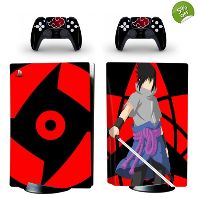 Naruto decal skin for PS5 Disc Edition Console and two Controllers