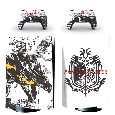 Monster Hunter World decal skin for PS5 Disc Edition Conso.. Monster Hunter World decal skin for PS5 Disc Edition Conso..