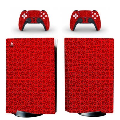 Special Edition decal skin for PS5 Disc Edition Console and two Controllers