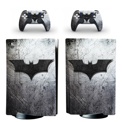 Batman decal skin for PS5 Disc Edition Console and two Controllers