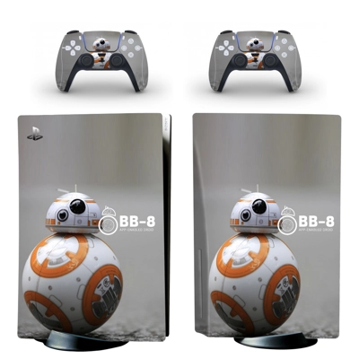 Star Wars decal skin for PS5 Disc Edition Console and two .. Star Wars decal skin for PS5 Disc Edition Console and two ..