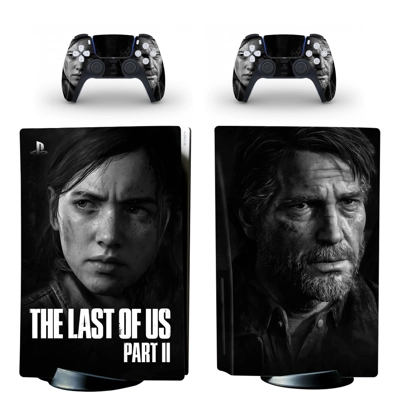 The Last of Us decal skin for PS5 Disc Edition Console and two Controllers