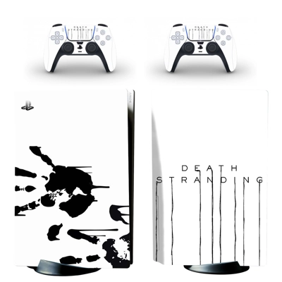 Death Stranding decal skin for PS5 Disc Edition Console and two Controllers