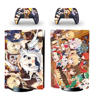 Cartoon Anime decal skin for PS5 Disc Edition Console and .. Cartoon Anime decal skin for PS5 Disc Edition Console and ..