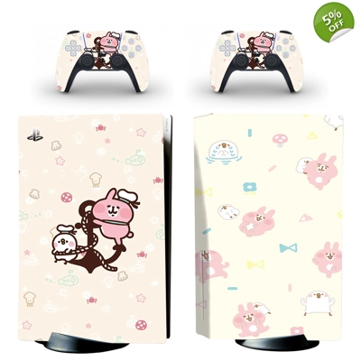 Cartoon Rabbit Chicken decal skin for PS5 Disc Edition Con.. Cartoon Rabbit Chicken decal skin for PS5 Disc Edition Con..
