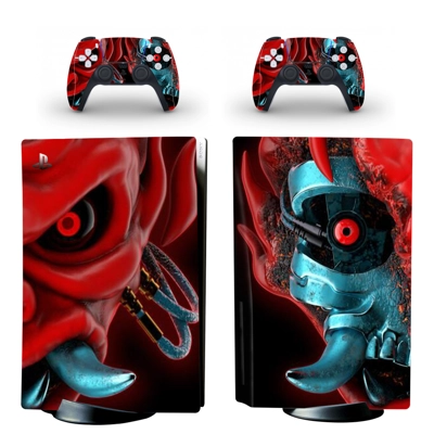 Cyberpunk 2077 decal skin for PS5 Disc Edition Console and two Controllers
