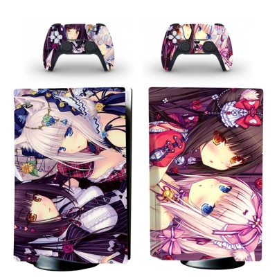 Anime Cat Girl Paradise decal skin for PS5 Disc Edition Co.. Anime Cat Girl Paradise decal skin for PS5 Disc Edition Co..