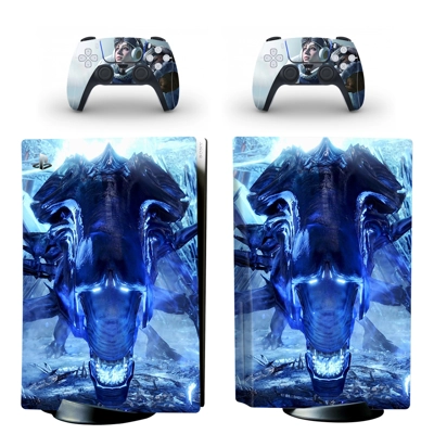 Alien Plane decal skin for PS5 Disc Edition Console and tw.. Alien Plane decal skin for PS5 Disc Edition Console and tw..