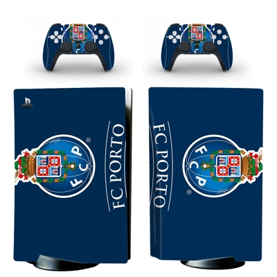 FC Porto decal skin for PS5 Disc Edition Console and two C.. FC Porto decal skin for PS5 Disc Edition Console and two C..