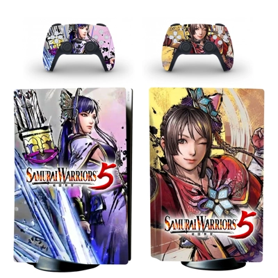 Samurai Warriors 5 decal skin for PS5 Disc Edition Console.. Samurai Warriors 5 decal skin for PS5 Disc Edition Console..