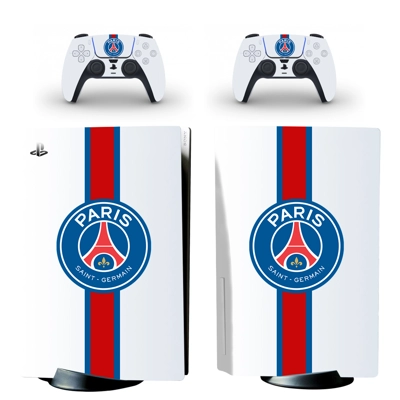 Paris Saint-Germain FC decal skin for PS5 Disc Edition Con.. Paris Saint-Germain FC decal skin for PS5 Disc Edition Con..