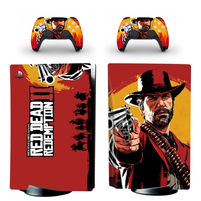 Red Dead Redemption 2 decal skin for PS5 Disc Edition Cons.. Red Dead Redemption 2 decal skin for PS5 Disc Edition Cons..