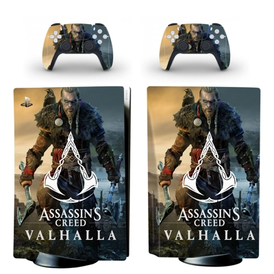 Assassin's Creed Valhalla decal skin for PS5 Disc Edition .. Assassin's Creed Valhalla decal skin for PS5 Disc Edition ..