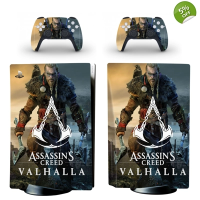 Assassin's Creed Valhalla decal skin for PS5 Disc Edition .. Assassin's Creed Valhalla decal skin for PS5 Disc Edition ..