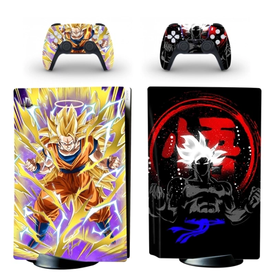 Dragon Ball decal skin for PS5 Disc Edition Console and two Controllers