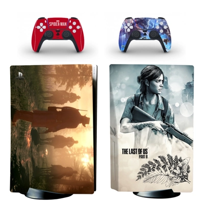 The Last of Us decal skin for PS5 Disc Edition Console and two Controllers