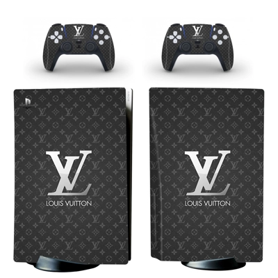 Louis Vuitton decal skin for PS5 Disc Edition Console and .. Louis Vuitton decal skin for PS5 Disc Edition Console and ..