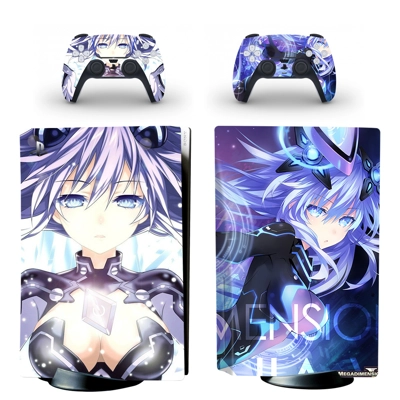 Anime Neptunia decal skin for PS5 Disc Edition Console and.. Anime Neptunia decal skin for PS5 Disc Edition Console and..
