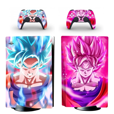 Dragon Ball decal skin for PS5 Disc Edition Console and two Controllers
