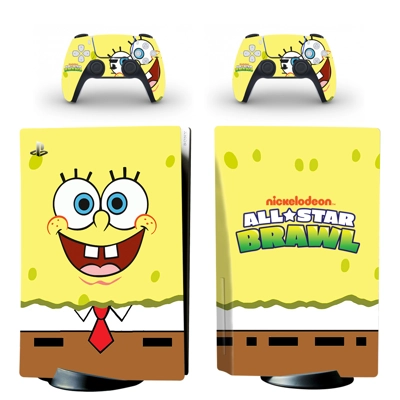 Nickelodeon All Star Brawl decal skin for PS5 Disc Edition.. Nickelodeon All Star Brawl decal skin for PS5 Disc Edition..