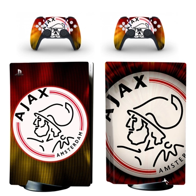AFC Ajax decal skin for PS5 Disc Edition Console and two C.. AFC Ajax decal skin for PS5 Disc Edition Console and two C..