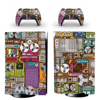 Old Time Radio decal skin for PS5 Disc Edition Console and.. Old Time Radio decal skin for PS5 Disc Edition Console and..