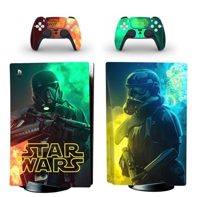 Star Wars Darth Vader decal skin for PS5 Disc Edition Console and two Controllers