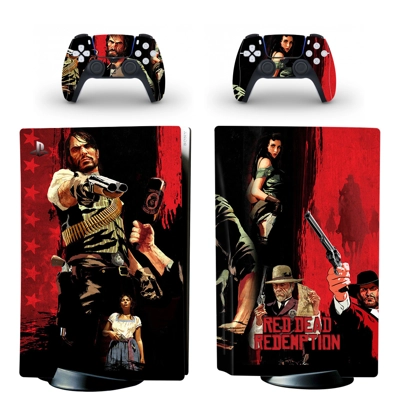 Red Dead Redemption 2 decal skin for PS5 Disc Edition Cons.. Red Dead Redemption 2 decal skin for PS5 Disc Edition Cons..