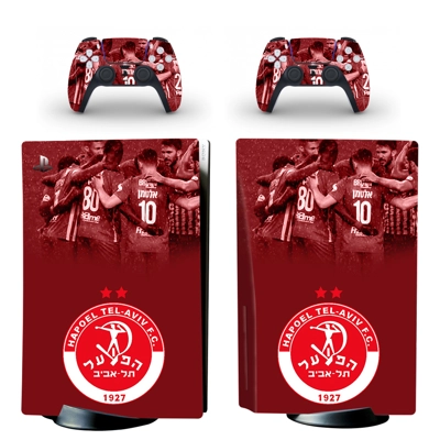 Hapoel Tel Aviv decal skin for PS5 Disc Edition Console an.. Hapoel Tel Aviv decal skin for PS5 Disc Edition Console an..