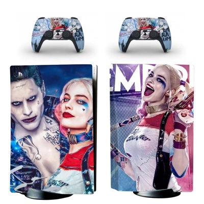 Joker decal skin for PS5 Disc Edition Console and two Cont.. Joker decal skin for PS5 Disc Edition Console and two Cont..