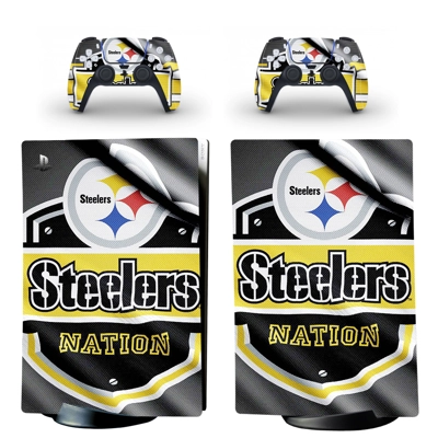 Pittsburgh Steelers decal skin for PS5 Disc Edition Consol.. Pittsburgh Steelers decal skin for PS5 Disc Edition Consol..