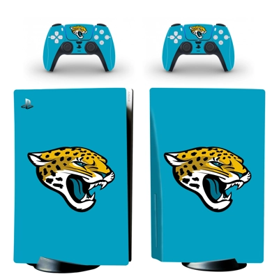 Jacksonville Jaguars decal skin for PS5 Disc Edition Conso.. Jacksonville Jaguars decal skin for PS5 Disc Edition Conso..
