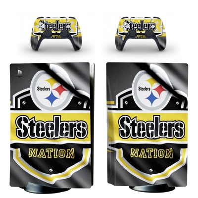 Pittsburgh Steelers decal skin for PS5 Disc Edition Consol.. Pittsburgh Steelers decal skin for PS5 Disc Edition Consol..