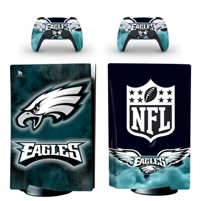 Philadelphia Eagles decal skin for PS5 Disc Edition Consol.. Philadelphia Eagles decal skin for PS5 Disc Edition Consol..