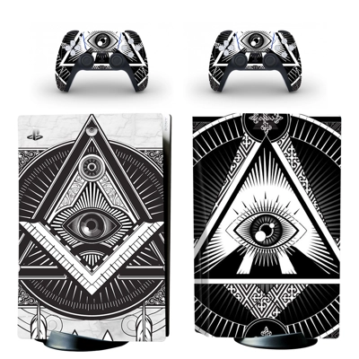 Eye of Providence decal skin for PS5 Disc Edition Console .. Eye of Providence decal skin for PS5 Disc Edition Console ..