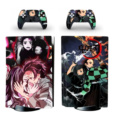 Kimetsu No Yaiba decal skin for PS5 Disc Edition Console a.. Kimetsu No Yaiba decal skin for PS5 Disc Edition Console a..
