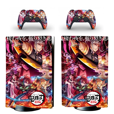 Kimetsu No Yaiba decal skin for PS5 Disc Edition Console a.. Kimetsu No Yaiba decal skin for PS5 Disc Edition Console a..