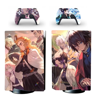 Kimetsu No Yaiba decal skin for PS5 Disc Edition Console a.. Kimetsu No Yaiba decal skin for PS5 Disc Edition Console a..