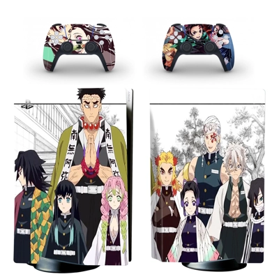 Kimetsu No Yaiba decal skin for PS5 Disc Edition Console a.. Kimetsu No Yaiba decal skin for PS5 Disc Edition Console a..