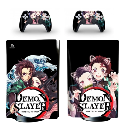 Kimetsu No Yaiba decal skin for PS5 Disc Edition Console a.. Kimetsu No Yaiba decal skin for PS5 Disc Edition Console a..