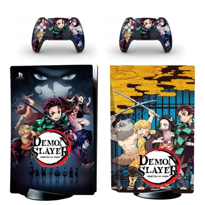 Kimetsu No Yaiba decal skin for PS5 Disc Edition Console a.. Kimetsu No Yaiba decal skin for PS5 Disc Edition Console a..