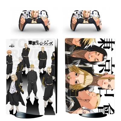 Tokyo Avengers decal skin for PS5 Disc Edition Console and.. Tokyo Avengers decal skin for PS5 Disc Edition Console and..