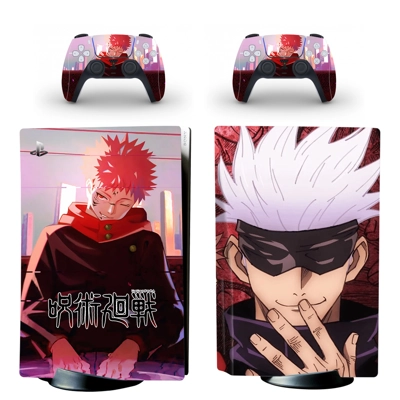 Jujutsu Kaisen decal skin for PS5 Disc Edition Console and.. Jujutsu Kaisen decal skin for PS5 Disc Edition Console and..
