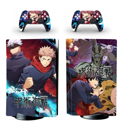 Jujutsu Kaisen decal skin for PS5 Disc Edition Console and.. Jujutsu Kaisen decal skin for PS5 Disc Edition Console and..