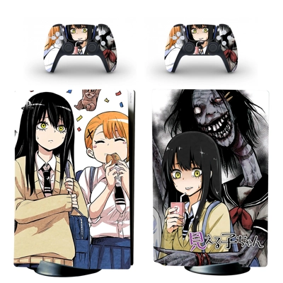 Visible Girl decal skin for PS5 Disc Edition Console and two Controllers